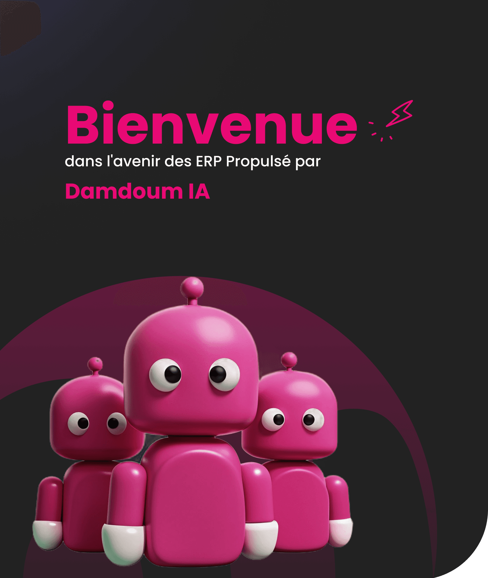 Decorative robots illustration
